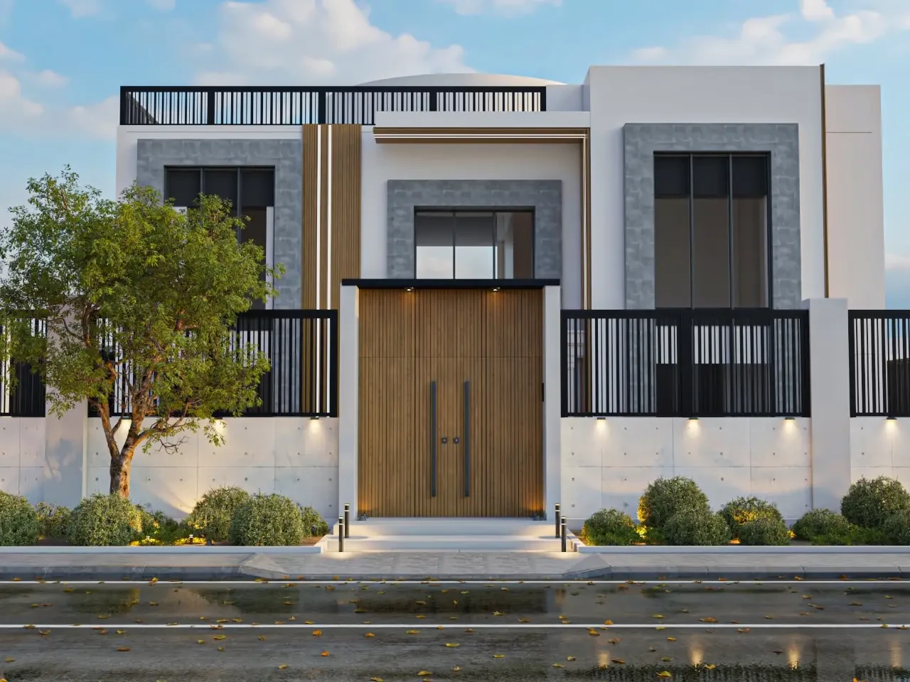 تصميم منازل من الخارج